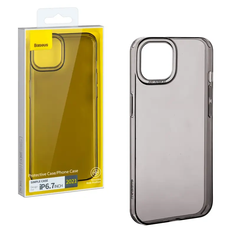 Чехол для iPhone 13 Pro Max Baseus Simple Black ARAJ000501