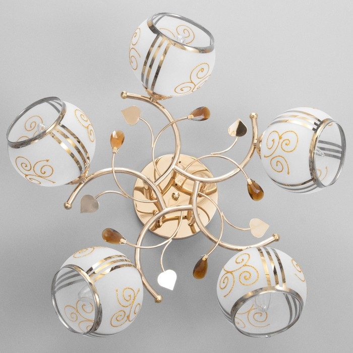 Люстра Люстра "Грета" 5х40Вт Е27 Золото МОДЕЛЬ: 2600553