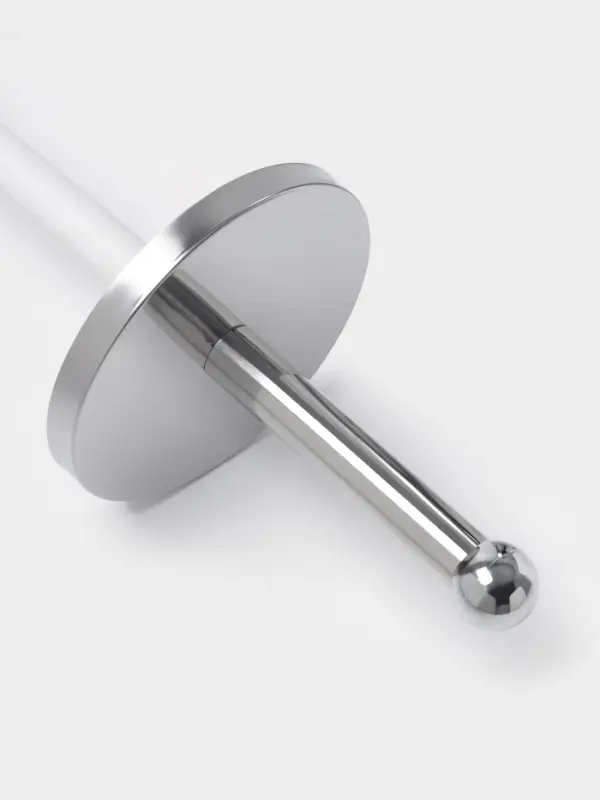 Ёршик для унитаза с подставкой &laquo;Звёзды&raquo;, 9&times;10&times;40 см, хром