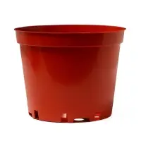 Горшок для рассады, 5 л, d=22 см, h=18 см, пластик, терракот, Greengo