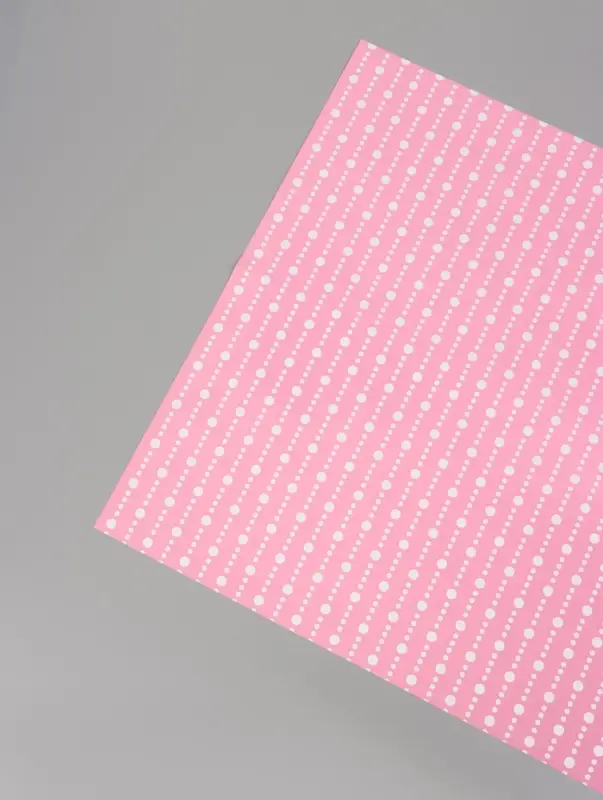 Пленка флористическая для цветов, &laquo;Бисер&raquo;, розовая, 57&times;57 см