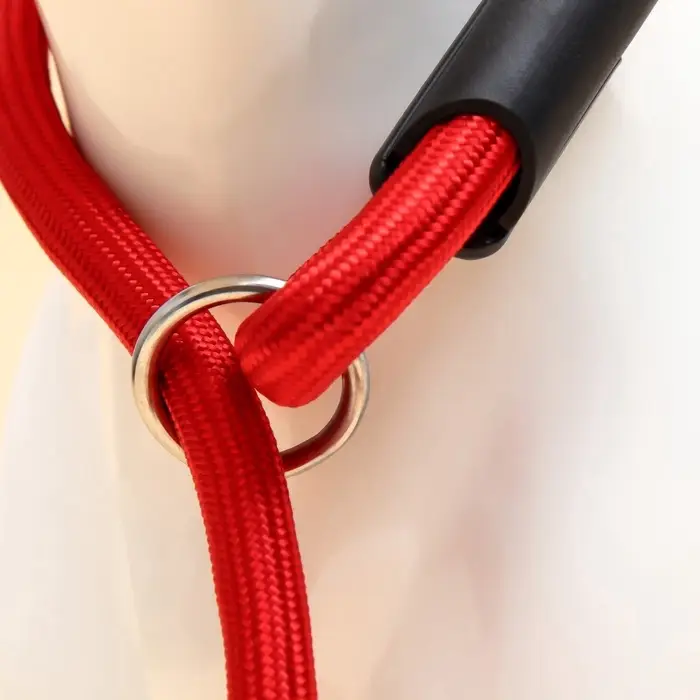 Ринговка для собак, 130&times;1 см, красная
