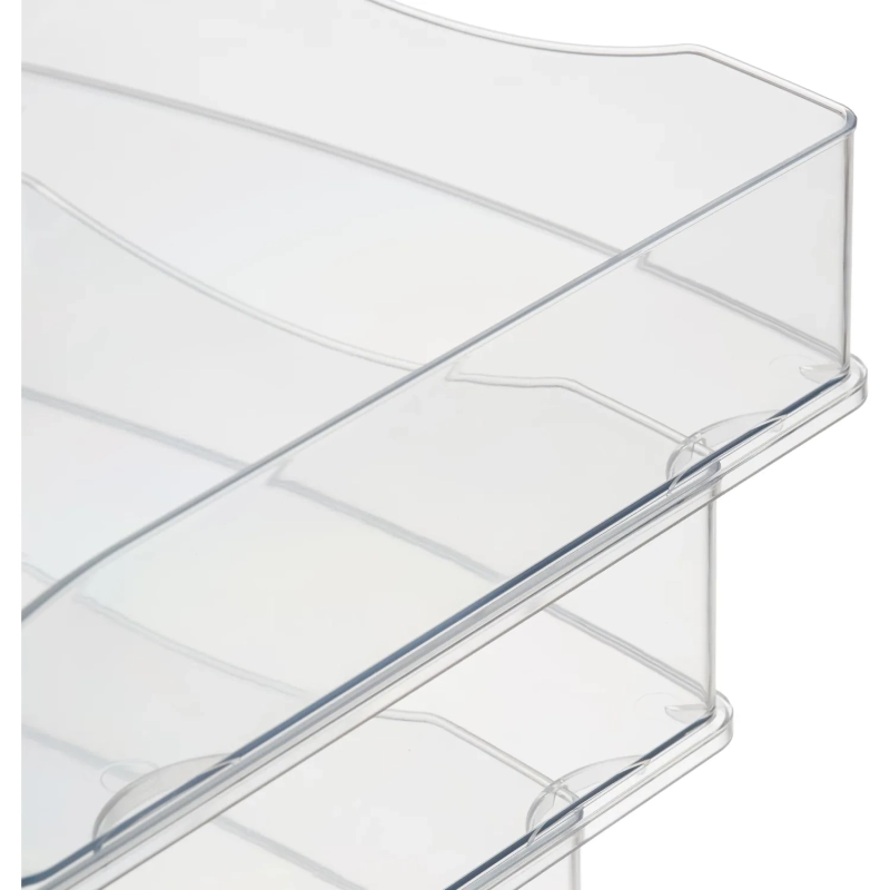 Лоток горизонтальный Attache 4шт/уп прозрачный тд_у