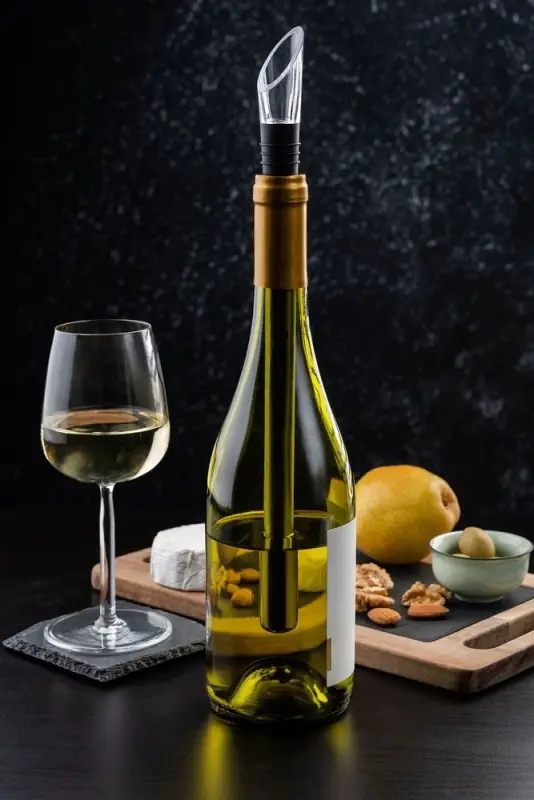 Винный набор Wine Diesel, серебристый Винный набор Wine Diesel, серебристый