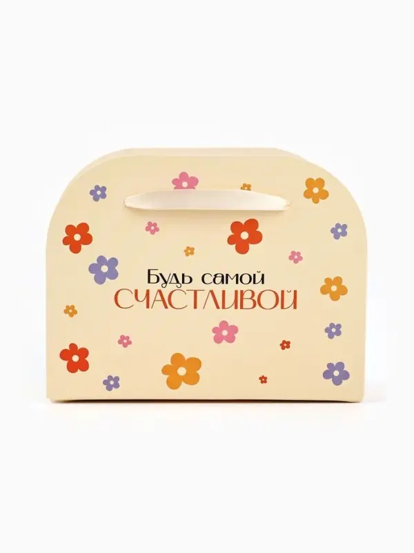 Коробка для цветов складная &laquo;Поздравляю&raquo;, 17&times;13&times;7 см