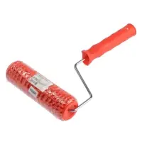 Валик декоративный ТУНДРА, резиновый, &laquo;змея&raquo;, рукоятка d=6 мм, 180 мм