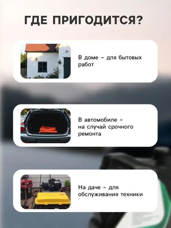 Набор инструментов ТУНДРА, подарочный пластиковый кейс &laquo;Канистра&raquo;, 21 предмет