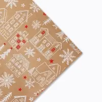 Набор упаковочной бумаги «Новогодняя», 4 листа, 70 × 100 см Набор упаковочной бумаги «Новогодняя», 4 листа, 70 × 100 см