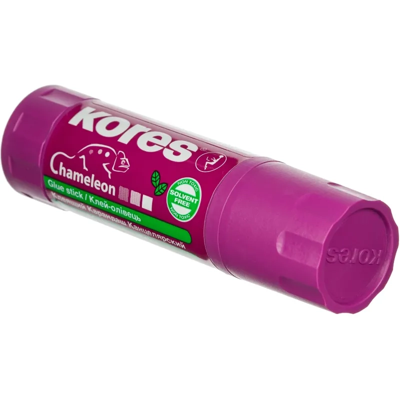 Клей-карандаш&nbsp;15г KORES Chameleon (исчезающий цвет), 16501/16502