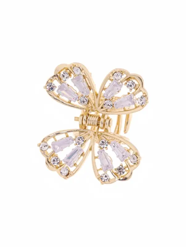 Крабик для волос &laquo;Доротеа&raquo;, бабочка элит, 3.5 см, золотистый