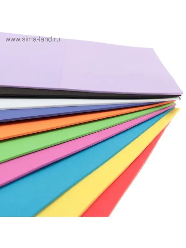 Набор «Пенка» А4, 10 листов, 10 цветов, толщина 2 мм Набор «Пенка» А4, 10 листов, 10 цветов, толщина 2 мм