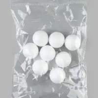 Шары из пенопласта 8 шт., размер 2.5 см