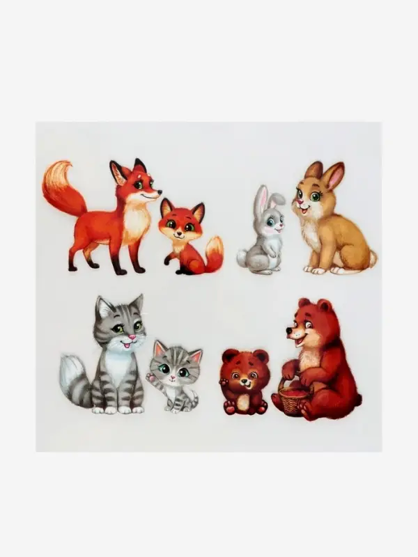 Термонаклейка &laquo;Мамы с малышами&raquo;, 19.5&times;21 см, 4 дизайна