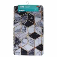 Коврик придверный тм VETTA Print, ПВХ, 44х74 см, 3 дизайна, резиновая подложка