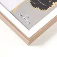 Фоторамка пластик 10х15 см "Современная классика" беж и белый 16х10,8х1,5 см