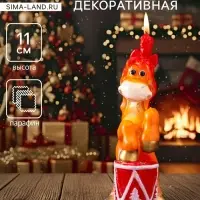 Свеча декоративная &laquo;Лошадка цирковая&raquo; 4.5&times;6&times;11 см, золотой
