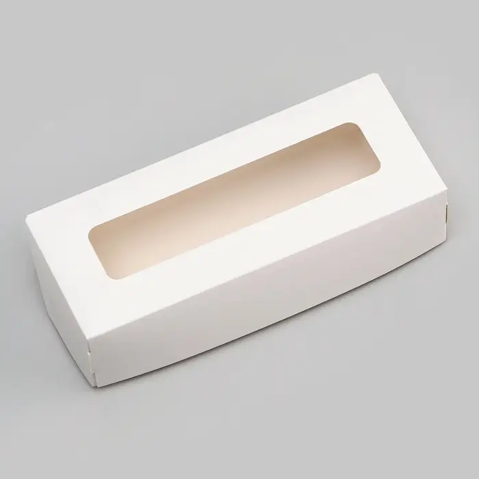 Коробка складная, белый, 17&times;7&times;4 см, 0.5 л