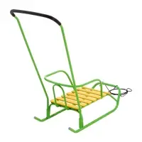 Санки  "Ветерок 2" ярко-зеленый В2/ЯЗ