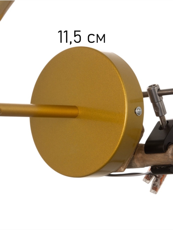 Бра "Камертаб" Е27 40Вт золото 20х13х25см