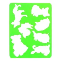 Трафарет - раскраска Calligrata, набор, 6 штук, для мальчиков