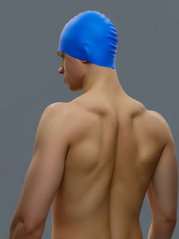 Шапочка для плавания взрослая ONLYTOP Swim, силиконовая, обхват 54-60 см