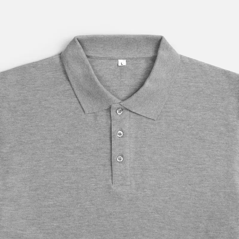 Рубашка поло унисекс Upswing, серый меланж, размер S