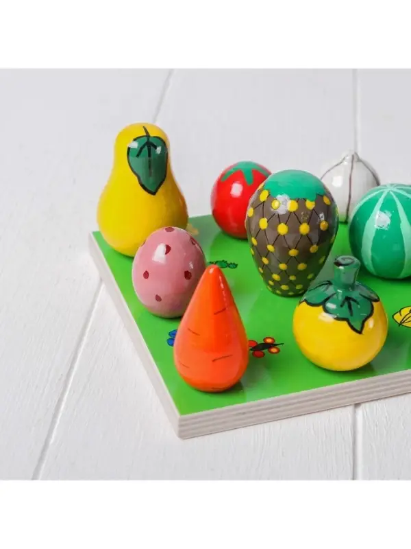 Счётный материал &laquo;Весёлая грядка&raquo;, набор 15 овощей