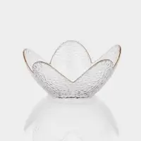 Салатник фигурный &laquo;Цветок&raquo;, 280 мл, 16&times;7.7 см, стекло