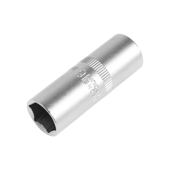 Головка свечная шестигранная ТУНДРА, под квадрат 1/2 Головка свечная шестигранная ТУНДРА, под квадрат 1/2", 16 мм, CrV