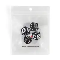 Кубики игральные 1.6×1.6 см, набор 2 шт.