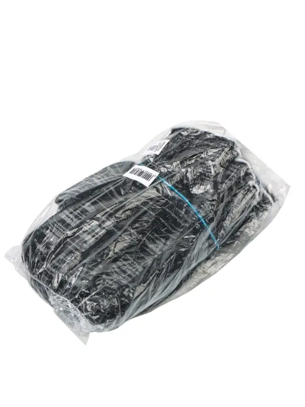 Перчатки садовые, хб, вязка 10 класс, 4 нити, размер 9, с ПВХ точками, чёрные, Greengo