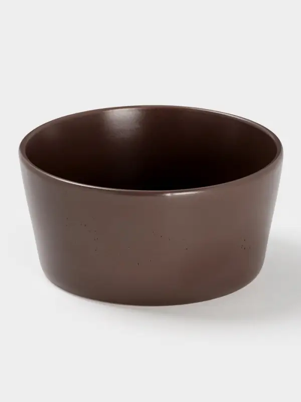 Салатник Доляна 14,5х7 см Салатник Доляна 14,5х7 см "Гранит" коричневый