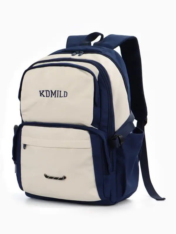 Рюкзак школьный, 2 отделения, 6 карманов, 29&times;12.5&times;44 см, синий