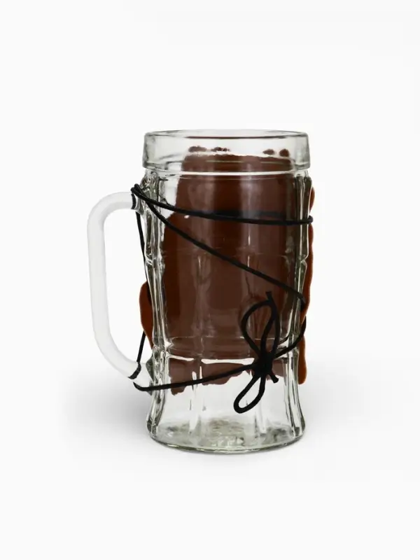 Кружка стеклянная пивная &laquo;Ёрш&raquo;, 500 мл