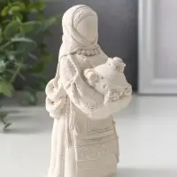 Фигурка - оберег &laquo;Берегиня Дуняша&raquo;, гипс, 13&times;6&times;6 см, натуральный
