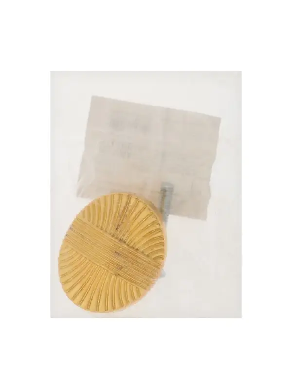 Ручка-кнопка CAPPIO, цинк, d=35 мм, цвет золото, 8 шт.