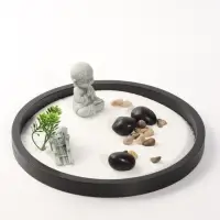 Сад камней &laquo;Маленький будда - медитация в саду&raquo;, 19&times;19&times;8 см
