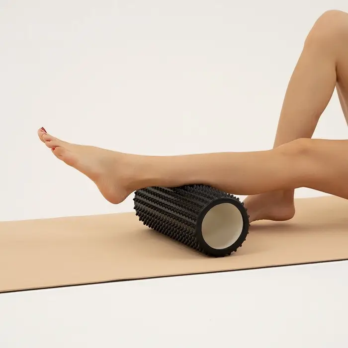 Ролик массажный Sangh, 33&times;12 см, цвет чёрный