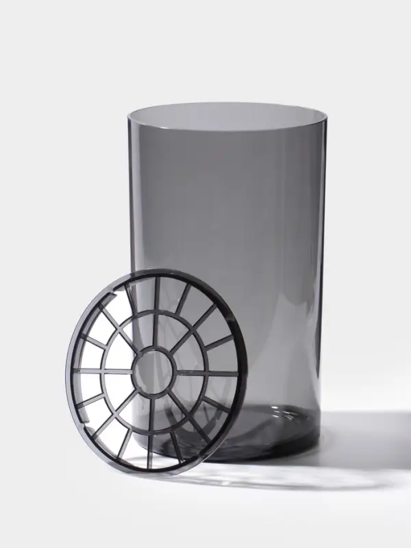 Ваза с крышкой &laquo;Альваро&raquo;, 25&times;15 см, пластик