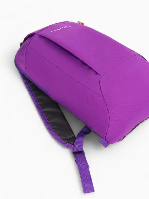 Рюкзак спортивный TEXTURA, на молнии, с карманом, размер 20&times;11&times;39 см, фиолетовый
