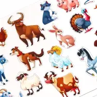 Настольная магнитная игра для малышей &laquo;Животные&raquo;, 28&times;20 см