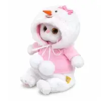 Мягкая игрушка &laquo;Кошечка Ли-Ли baby в костюмчике снеговика&raquo;, 20 см