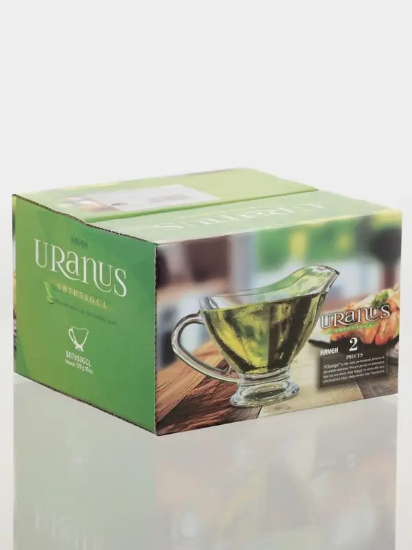 Набор соусников Uranus, 170 мл, 2 шт., стекло, прозрачный