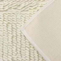 Коврик для дома Доляна &laquo;Букли длинные&raquo;, 50&times;80 см, молочный