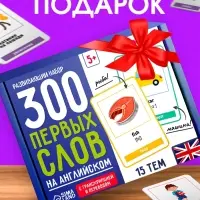 Развивающий набор &laquo;300 первых слов на английском&raquo;, 300 карт, 5+