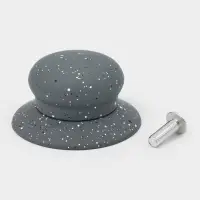 Ручка для крышки на посуду Magistro &laquo;Апикаль&raquo;, d=6.2 см, пластик, серая