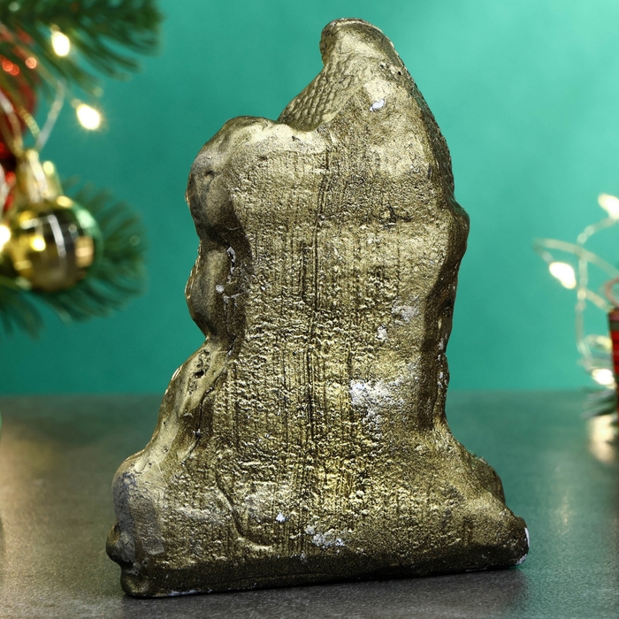 Новый год. Символ 2025. Фигура Новый год. Символ 2025. Фигура "Змея хрустальница" золото, 12х6см