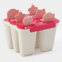 Форма для мороженого Доляна &laquo;Нега&raquo;, 6 ячеек, пластик, МИКС