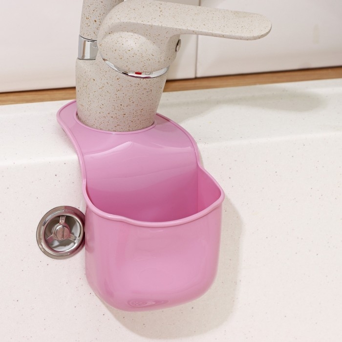 Подставка для губки Доляна «Базис», 18×8×3,5 см, цвет МИКС Подставка для губки Доляна «Базис», 18×8×3,5 см, цвет МИКС