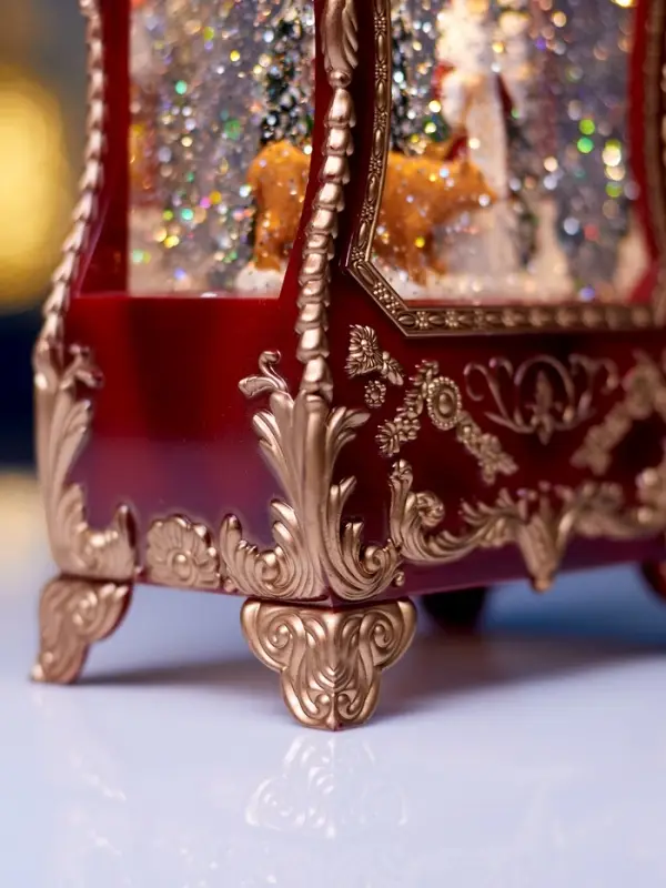 Светодиодная фигура &laquo;Граммофон&raquo; 36&times;16&times;9 см, от батареек 3хААА, музыка, USB, свечение тёплое белое